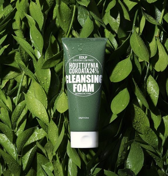  Sữa rửa mặt diếp cá Derma Factory Houttuynia Cordata 24% Cleansing Foam 120g 