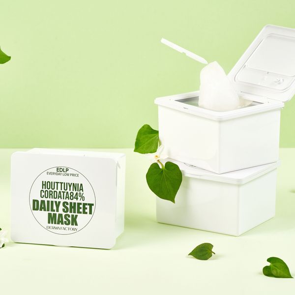  Mặt nạ diếp cá Derma Factory Houttuynia Cordata 84% Daily Sheet Mask 340g 