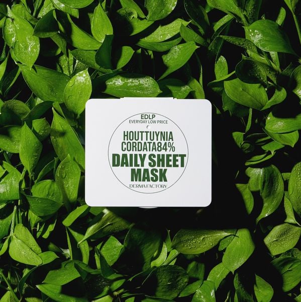  Mặt nạ diếp cá Derma Factory Houttuynia Cordata 84% Daily Sheet Mask 340g 