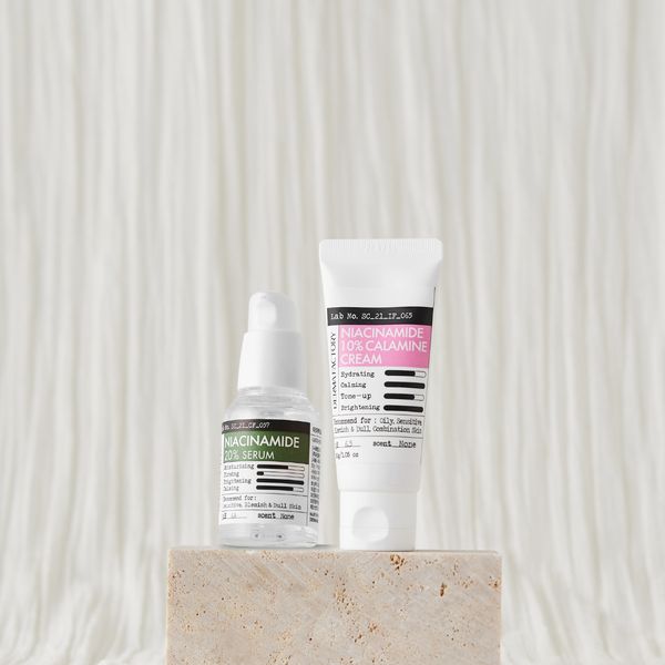  Combo Dưỡng sáng da (Tinh chất Derma Factory Niacinamide 20% Serum 30ml + Kem dưỡng Niacinamide 10% Calamine 30g) 