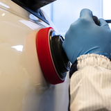  Phớt mút đánh bóng bước 1, màu đỏ, dùng để hiệu chỉnh bề mặt sơn ô tô 