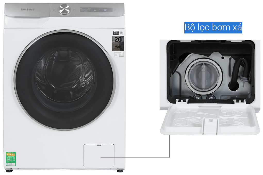 Máy giặt Samsung AI Ecobubble+ Inverter 12 kg WW12CGP44DSHSV