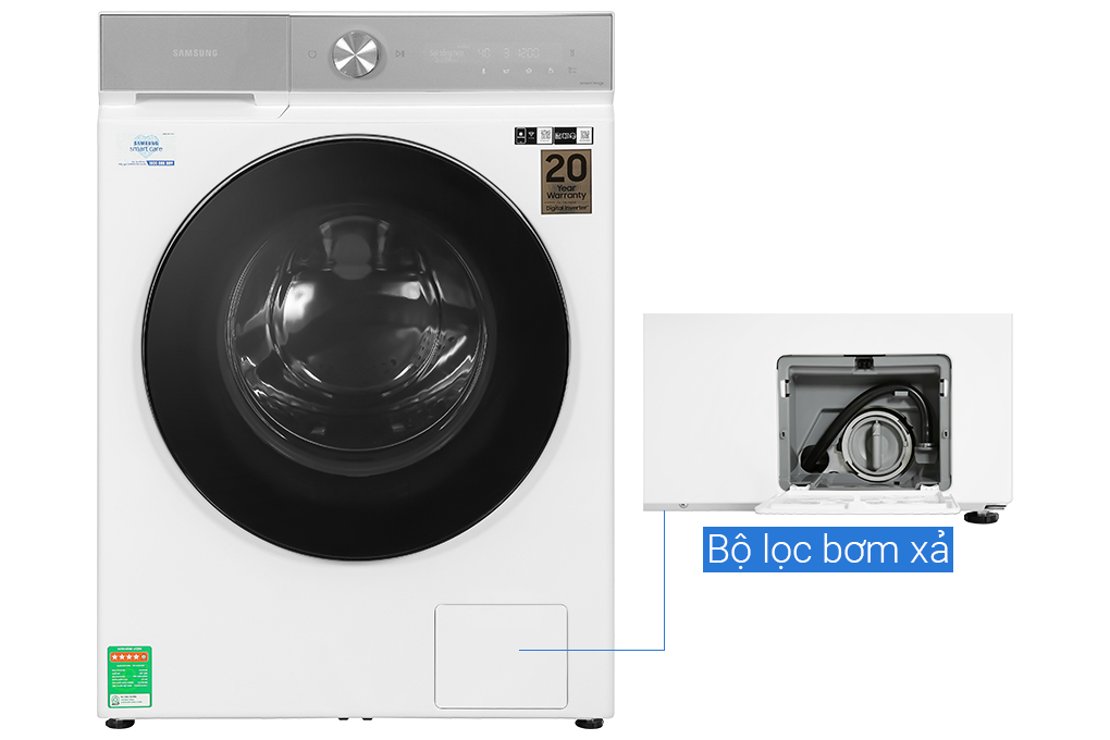 Máy giặt Samsung Bespoke AI Inverter 14 kg WW14BB944DGHSV