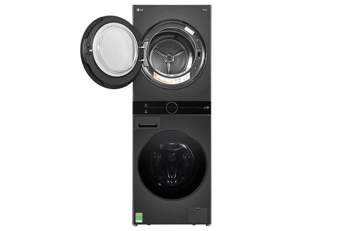 Tháp giặt sấy LG WashTower Inverter giặt 14 kg - sấy 10 kg WT1410NHB