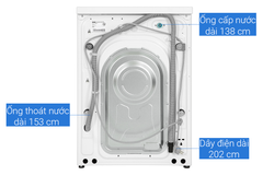 Máy giặt sấy Samsung Bespoke AI Inverter giặt 14 kg - sấy 8 kg WD14BB944DGMSV