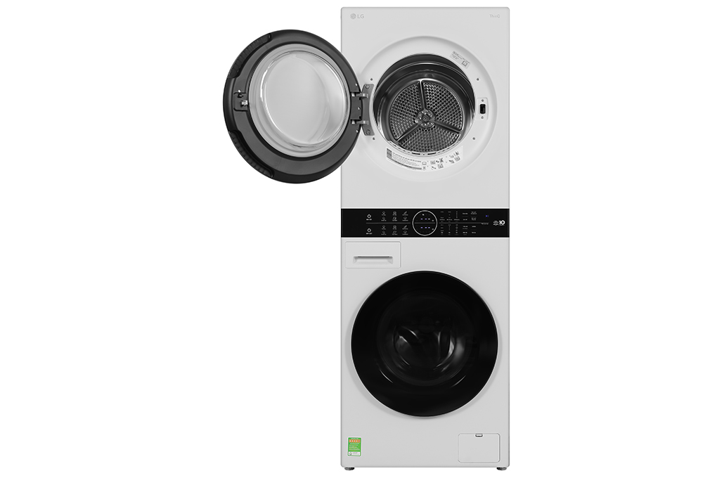 Tháp giặt sấy LG WashTower Inverter giặt 14 kg - sấy 10 kg WT1410NHE