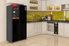 Tủ lạnh Sharp Inverter 532 lít Side By Side SJ-SBX530VG-BK