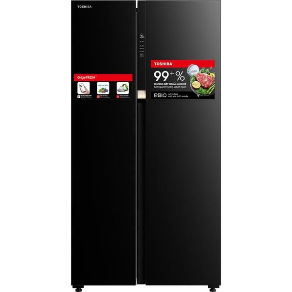 Tủ lạnh Toshiba Inverter 596 lít Side By Side GR-RS780WI-PGV(22)-XK