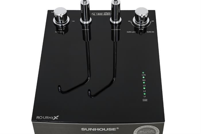 Máy lọc nước RO nóng nguội lạnh Sunhouse UltraX SHA76601S 11 lõi