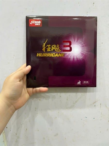 Mặt vợt DHS H3 chợ lót cam bản 40 độ, dày 2.15mm, màu đen