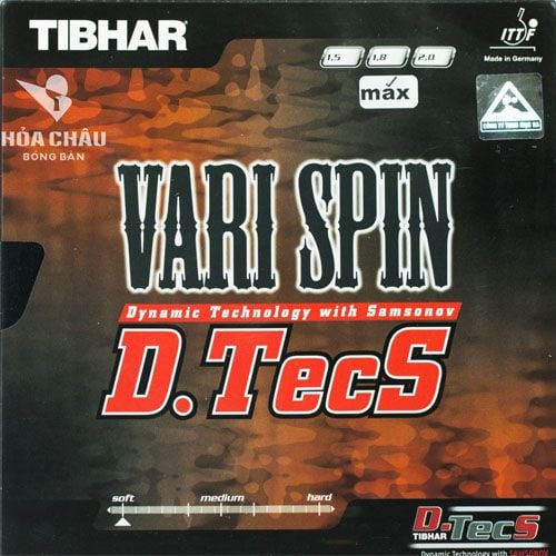 Mặt vợt Tibhar Vari Spin D.TecS max