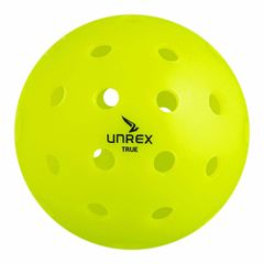 Bóng pickleball không viền Unrex True 3q ( màu xanh) có vỏ