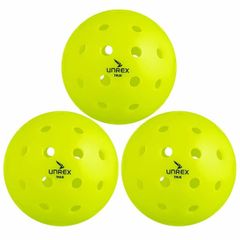 Bóng pickleball không viền Unrex True 3q ( màu xanh) có vỏ