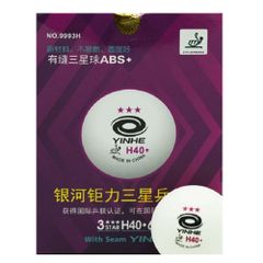 Bóng Yinhe ITTF có viền H40+ ( Yinhe hồng ABS) 9993H