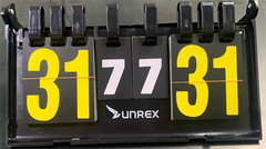 Bảng Lật Điểm Unrex nhựa cứng (7005)