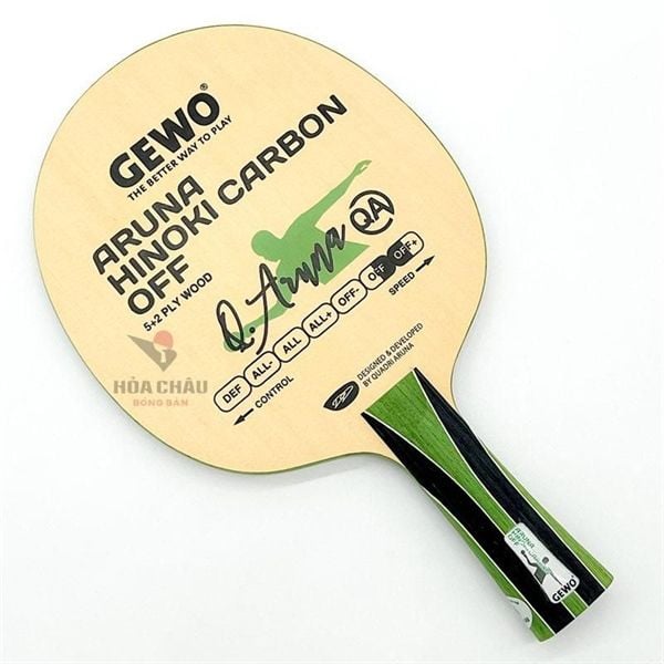 Cốt vợt Gewo Aruna Hinoki Carbon OFF cán cá