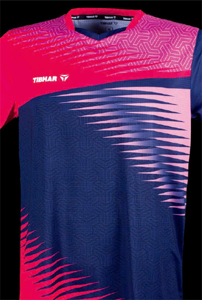 Áo TIBHAR Shirt AZUR ( azur hồng) pink/ royal blue