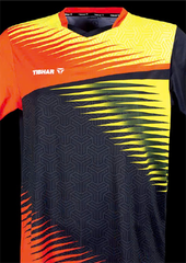 Áo TIBHAR Shirt AZUR ( Azur cam) orange/ black
