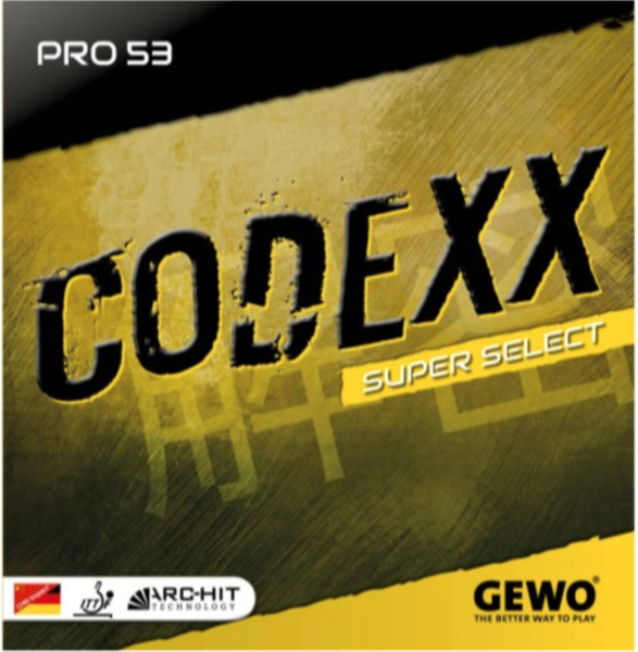 Mặt vợt Gewo Codexx Pro 53 SuperSelect