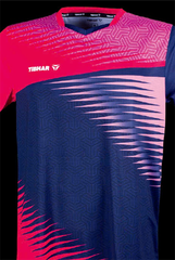 Áo TIBHAR Shirt AZUR ( azur hồng) pink/ royal blue