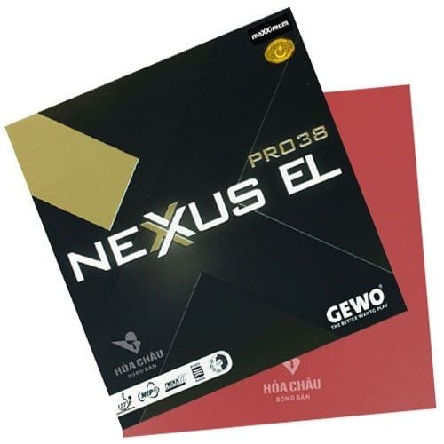 Mặt vợt Gewo Nexxus EL 38 (2.1mm) mặt đen