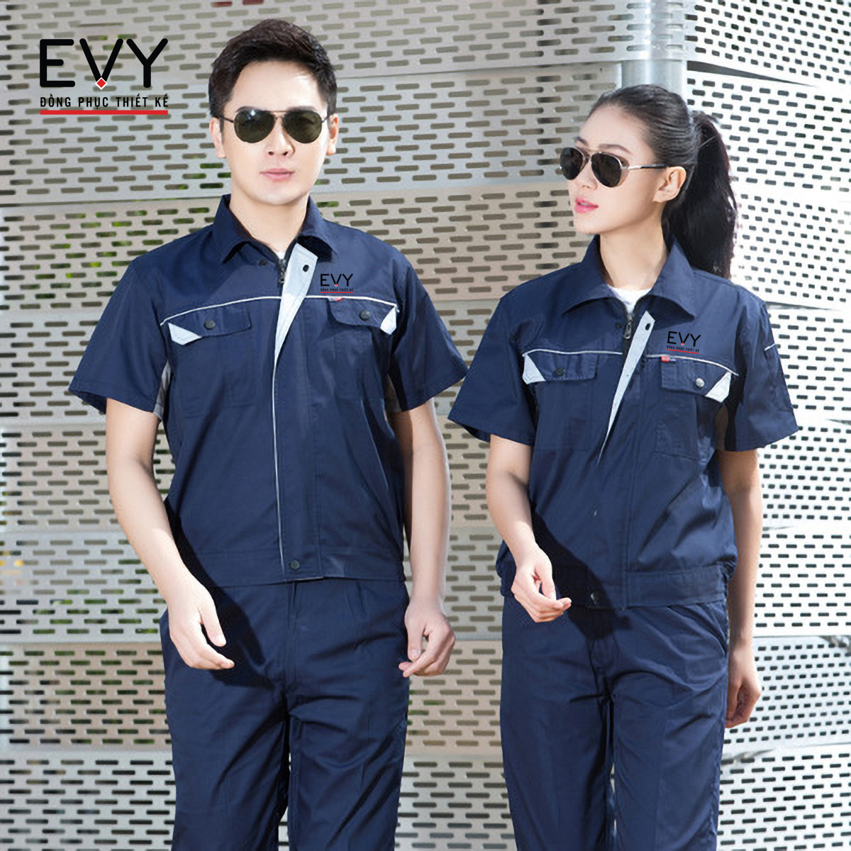  Bộ bảo hộ lao động dài tay BH011 