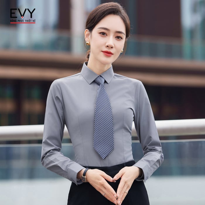  ĐỒNG PHỤC ÁO SOMI SM010 