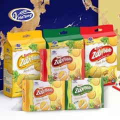 Bánh quy Cracker khoai tây giòn tươi Zoo Potato - Hộp 440g, gói 290g, nhiều vị