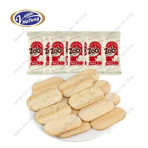 Bánh gạo nướng Zoo - Gói 170g, 3 vị phô mai, ruốc, tảo biển