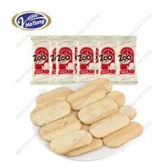 Bánh gạo nướng Zoo - Gói 170g, 3 vị phô mai, ruốc, tảo biển