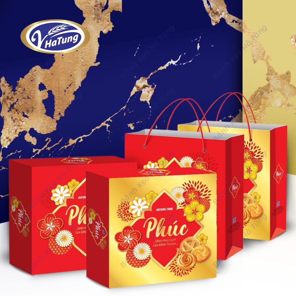 Bánh quy bơ Phúc - Hộp kèm túi 260g