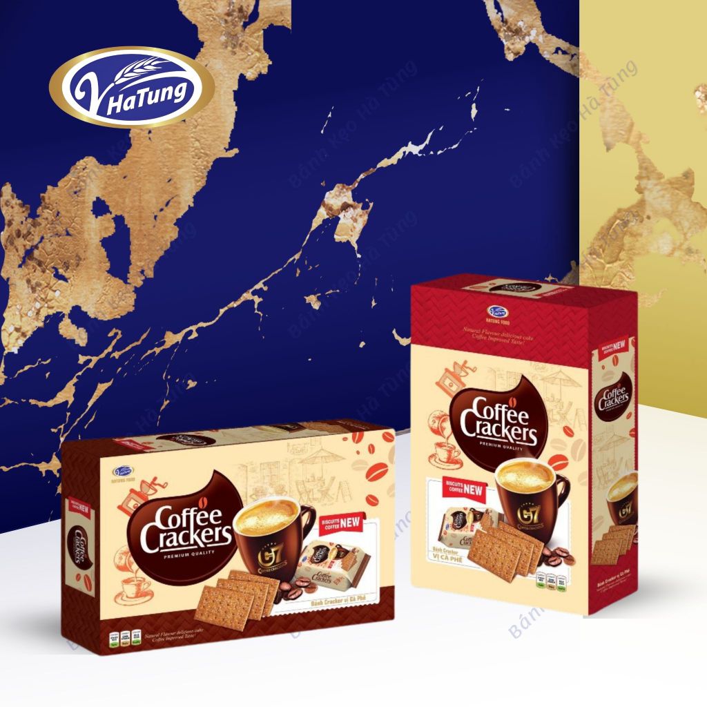Bánh quy cà phê C7 Coffee Cracker - Hộp 280g