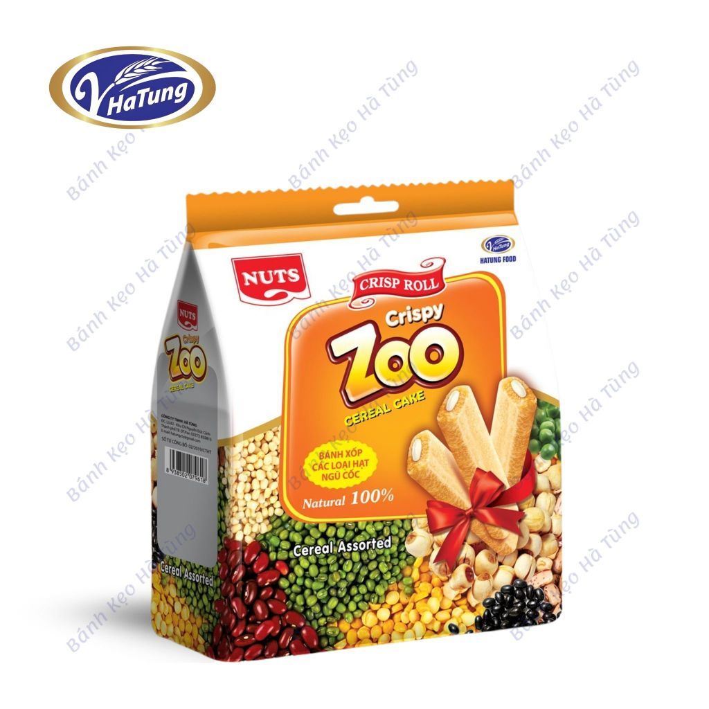Bánh xốp ngũ cốc Zoo nhiều vị - Gói 230g