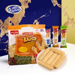 Bánh xốp ngũ cốc Zoo nhiều vị - Gói 230g