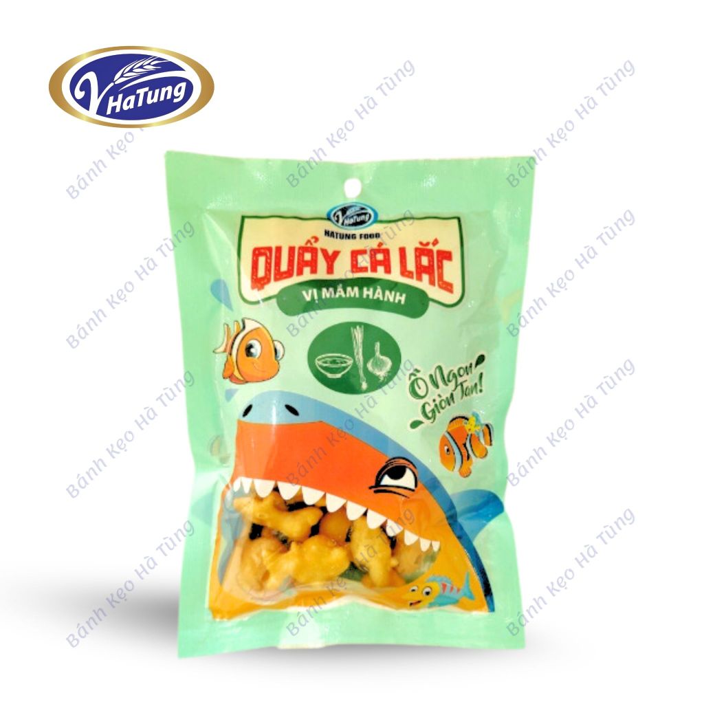Snack quẩy cá lắc Ồ Ngon Giòn Tan nhiều vị - Gói 50g