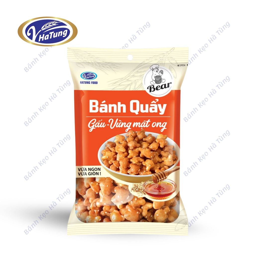 Snack quẩy gấu vừng mật ong vị ngọt - Gói 120g