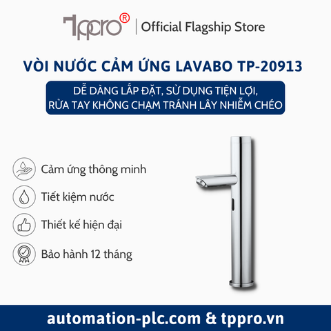 Vòi Nước Cảm Ứng Tự Động Lavabo TPPRO TP-20913