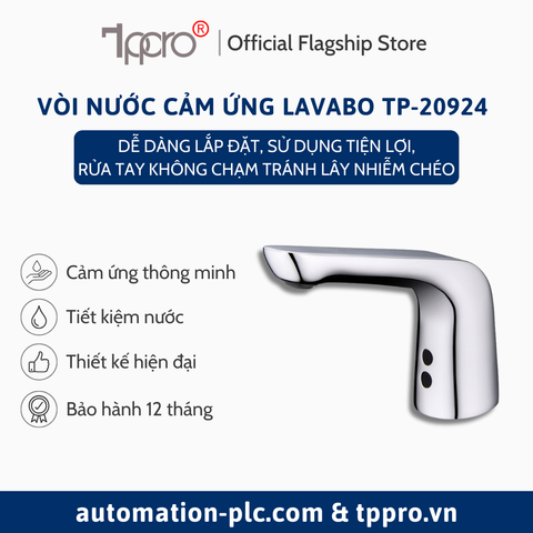 Vòi Nước Cảm Ứng Tự Động Lavabo TPPRO TP-20924