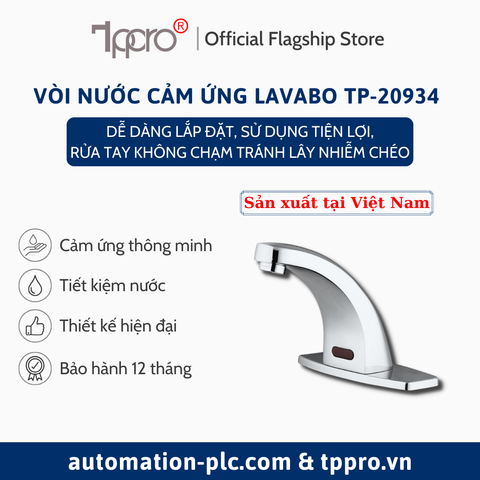 Vòi Nước Cảm Ứng Tự Động Lavabo TPPRO TP-20934