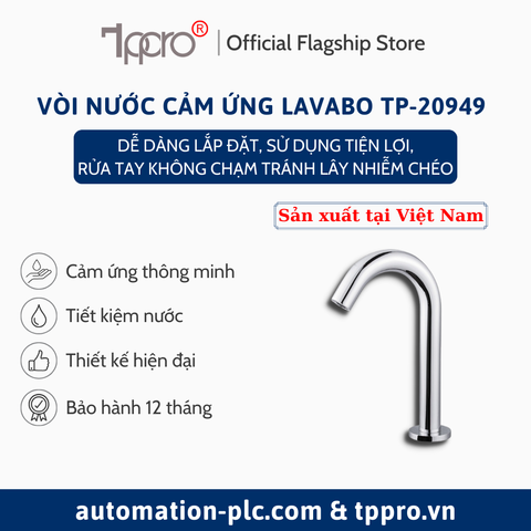 Vòi Nước Cảm Ứng Tự Động Lavabo TPPRO TP-20949