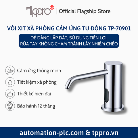 Vòi Xà Phòng Cảm Ứng Tự Động TPPRO TP-70901