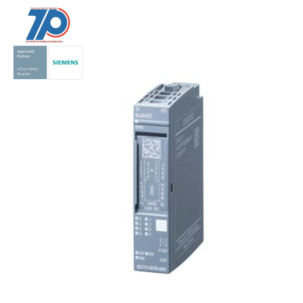 6AG1131-6BF00-7CA0 SIPLUS ET 200SP DI 8x24 V DC HF -40 ... +70°C với lớp phủ bảo vệ dựa trên 6ES7131-6BF00-0CA0 Siemens