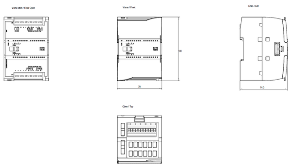 6ES7226-6DA32-0XB0 SIMATIC S7-1200 SM 1226 F-DQ 4x 24 VDC Siemens