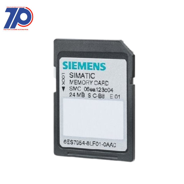 6ES7954-8LE03-0AA0 Thẻ nhớ SIMATIC S7 12 MB dành cho CPU S7-1x00 Siemens