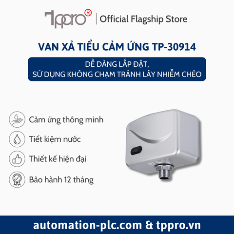 Van Xả Tiểu Nam Cảm Ứng Tự Động TPPRO TP-30914