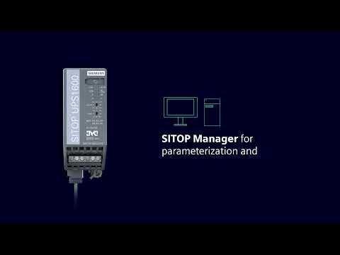 6EP1931-2DC42 Nguồn điện SITOP DC UPS-Modul DC 24 V/6 A với giao diện USB Siemens