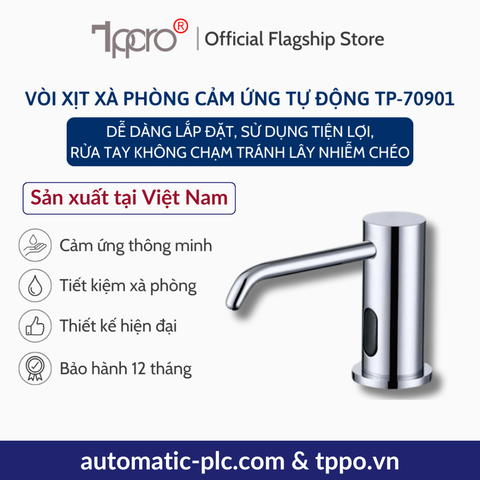 Vòi Xà Phòng Cảm Ứng Tự Động TPPRO TP-70901