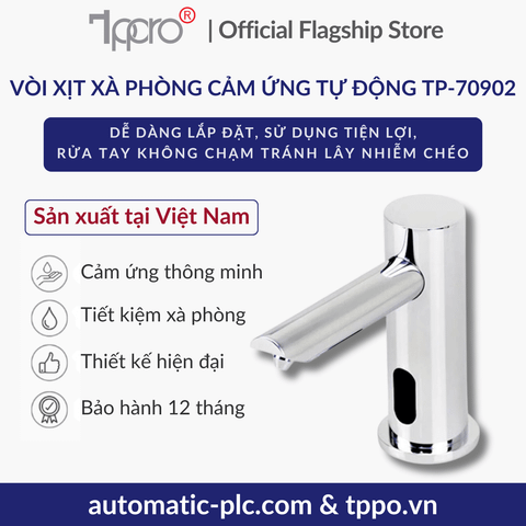 Vòi Xà Phòng Cảm Ứng Tự Động TPPRO TP-70902
