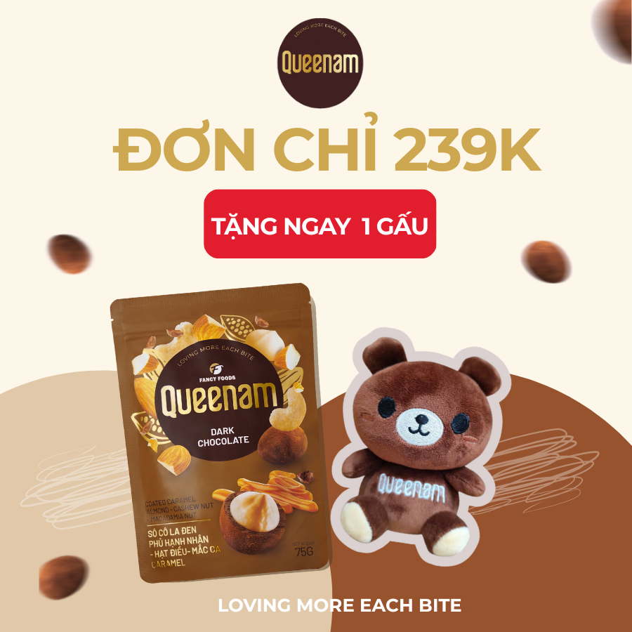  Queenam Dark Chocolate Caramel 