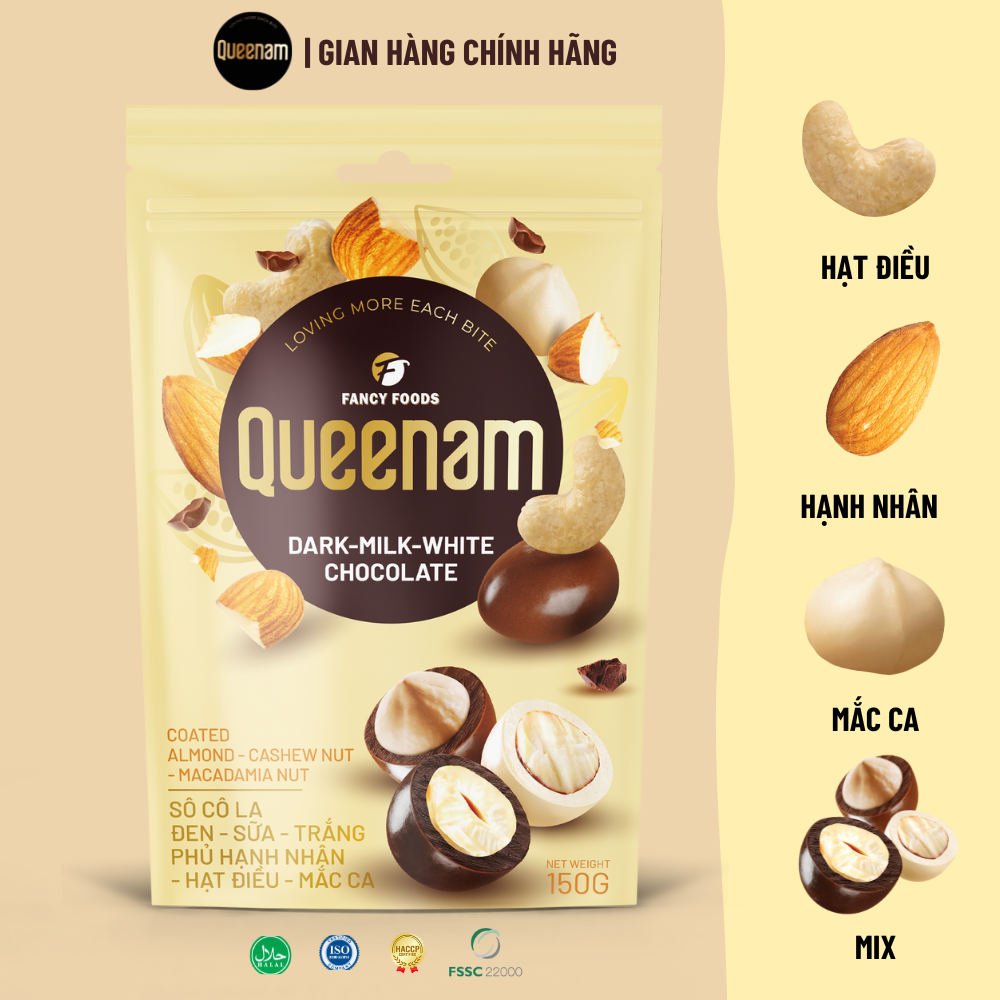  Queenam Dark Milk White Chocolate 